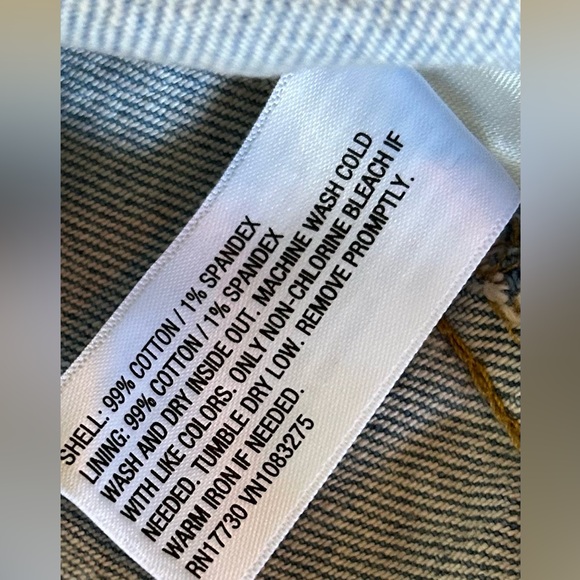 Universal Thread Rhinestone Embellished Denim Shacket - Picture 7 of 7